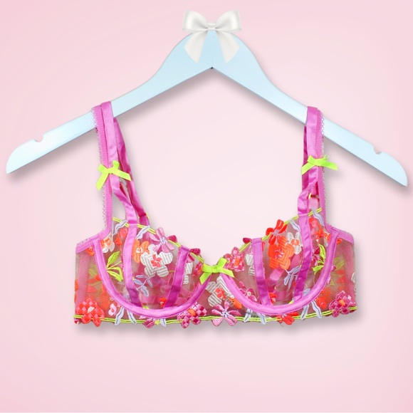 For Love and Lemons Summer Tide 3-Piece Lingerie Set - X-Small - NWT - Picture 2 of 16